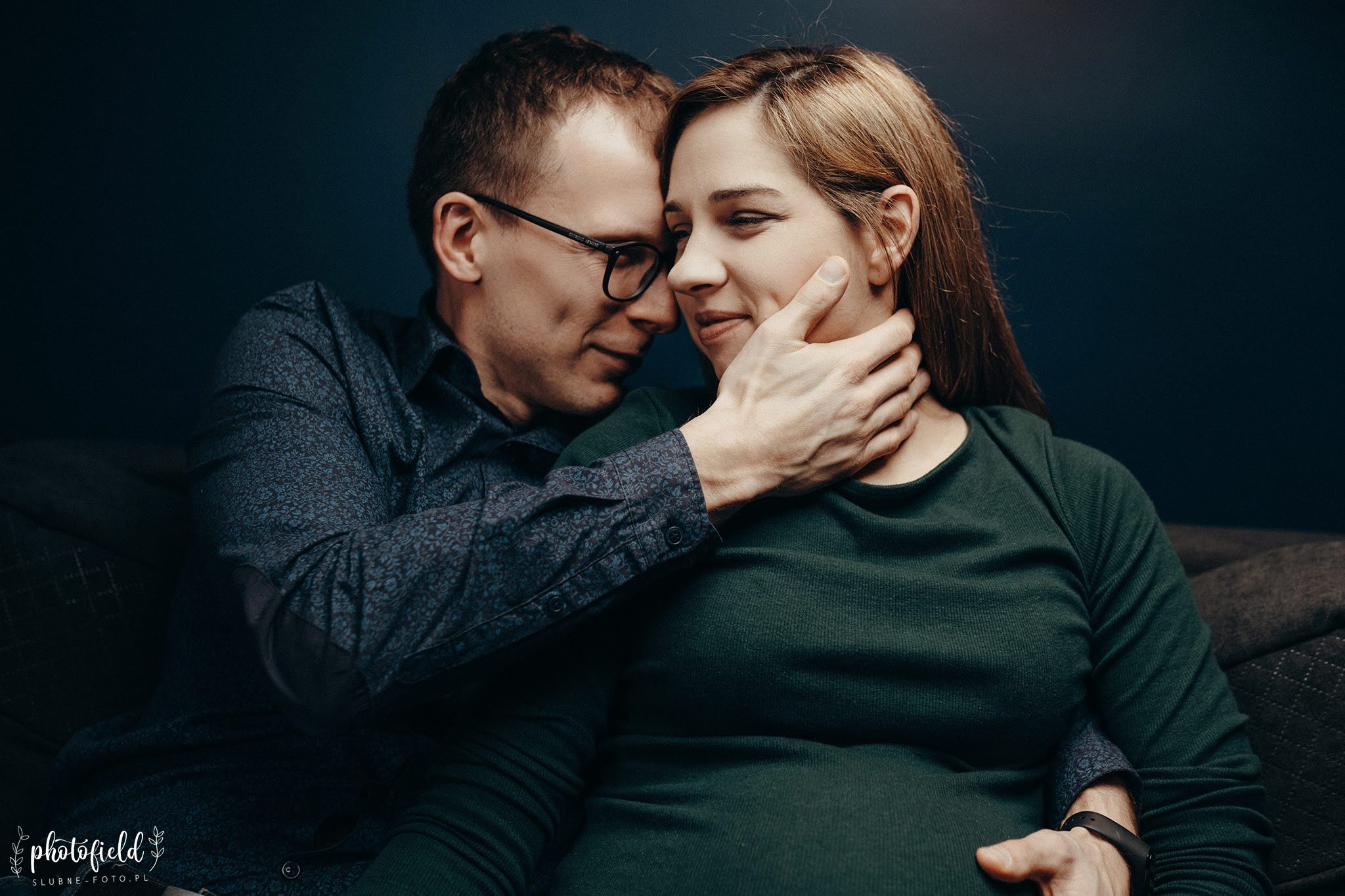 Sesja brzuszkowa ciążowa w domu Łódź