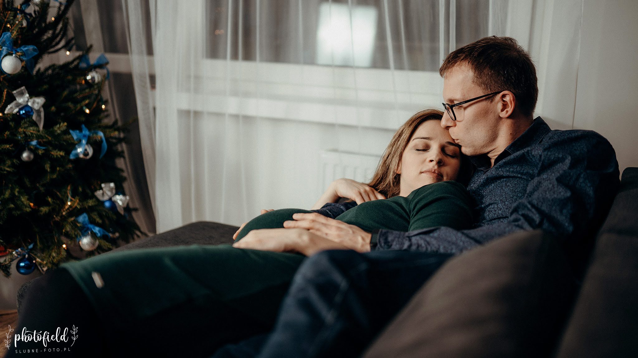 Sesja brzuszkowa ciążowa w domu Łódź