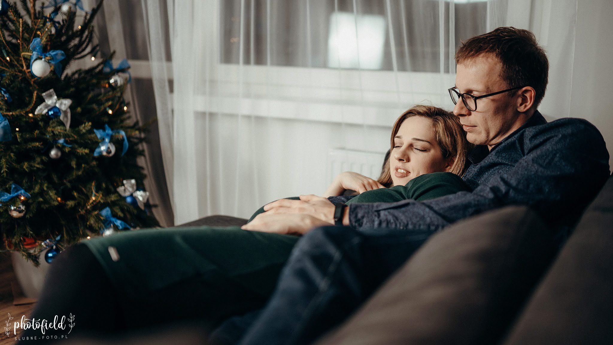 Sesja brzuszkowa ciążowa w domu Łódź