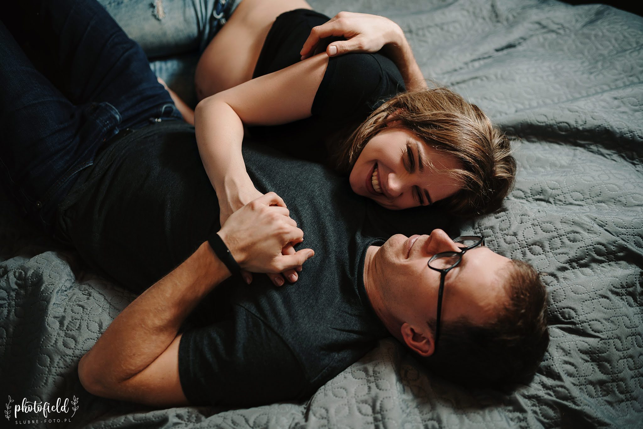 Sesja brzuszkowa ciążowa w domu Łódź