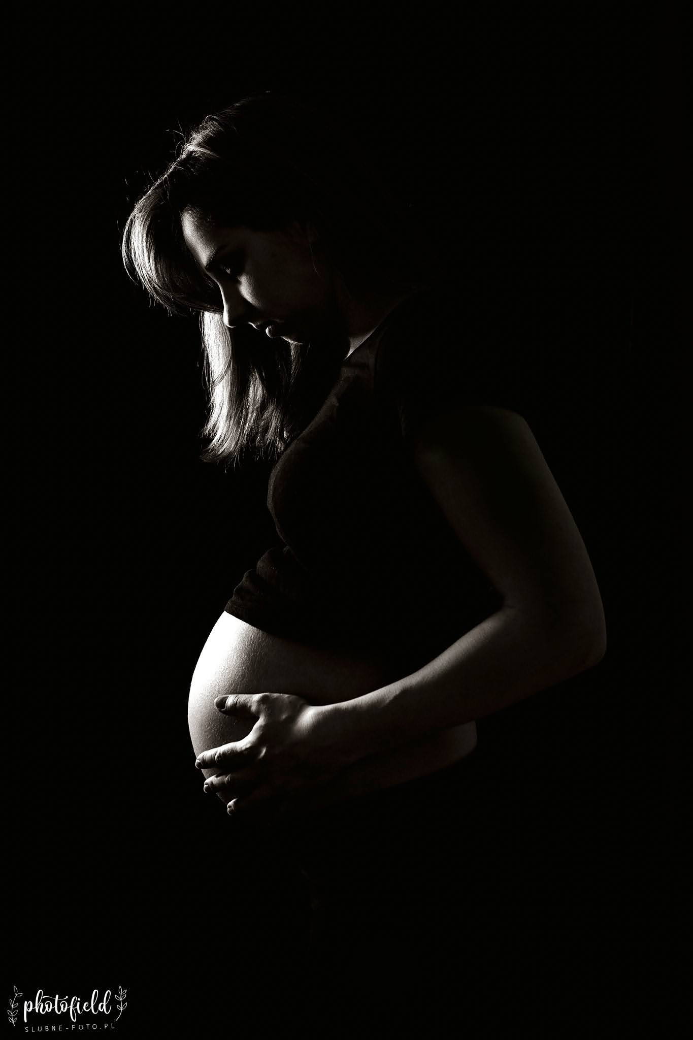 Sesja brzuszkowa ciążowa w domu Łódź