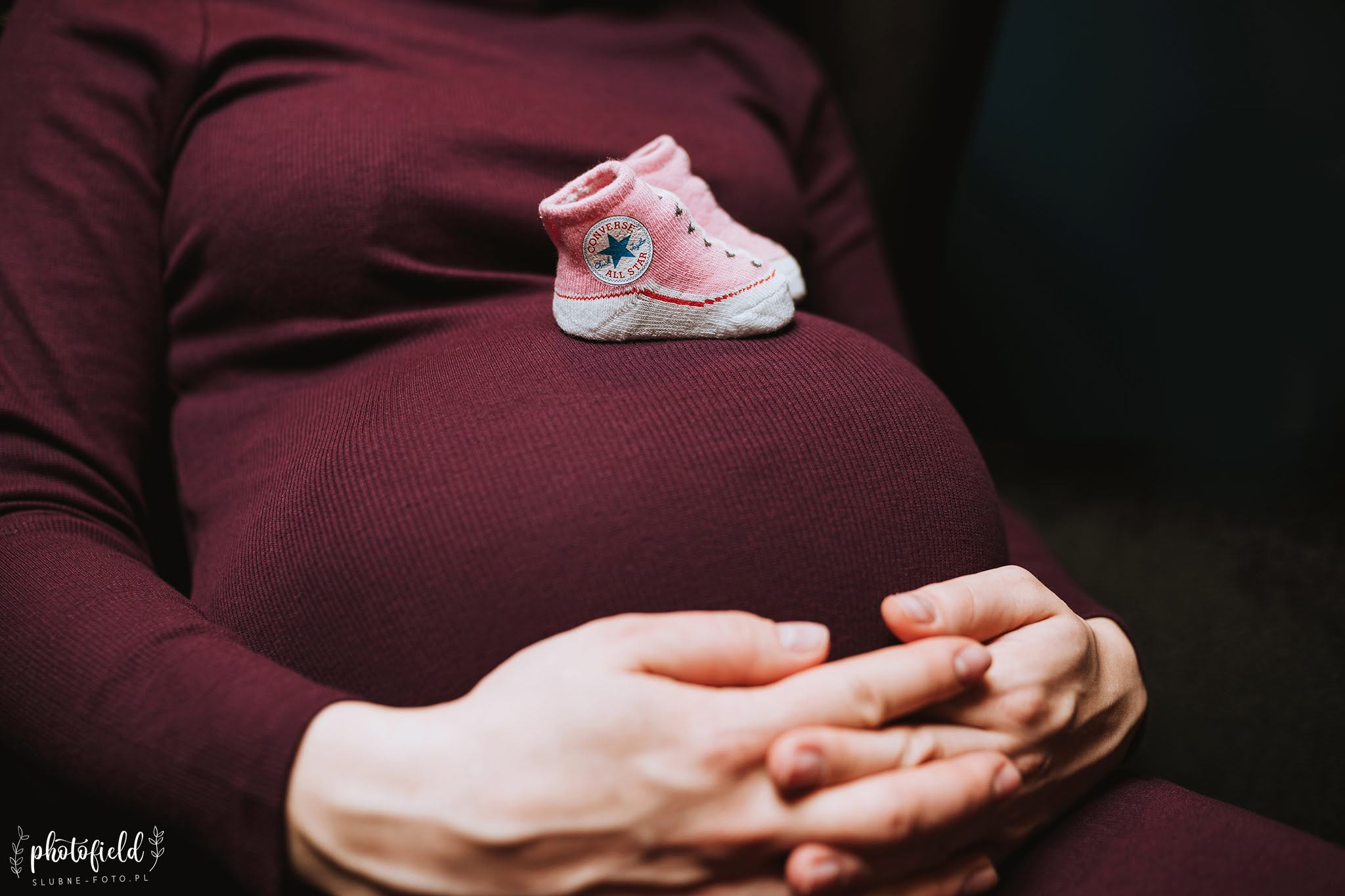Sesja brzuszkowa ciążowa w domu Łódź