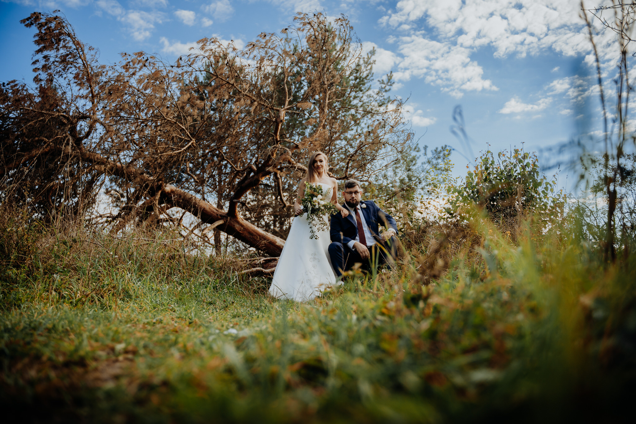 Sesja ślubna wapienniki Sulejów